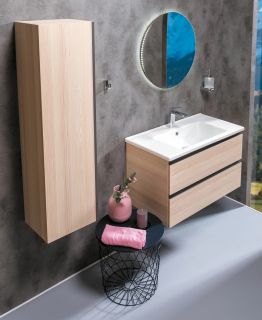 Тумба под раковину Armadi Art Capolda 85см светлое дерево 849-085-LW